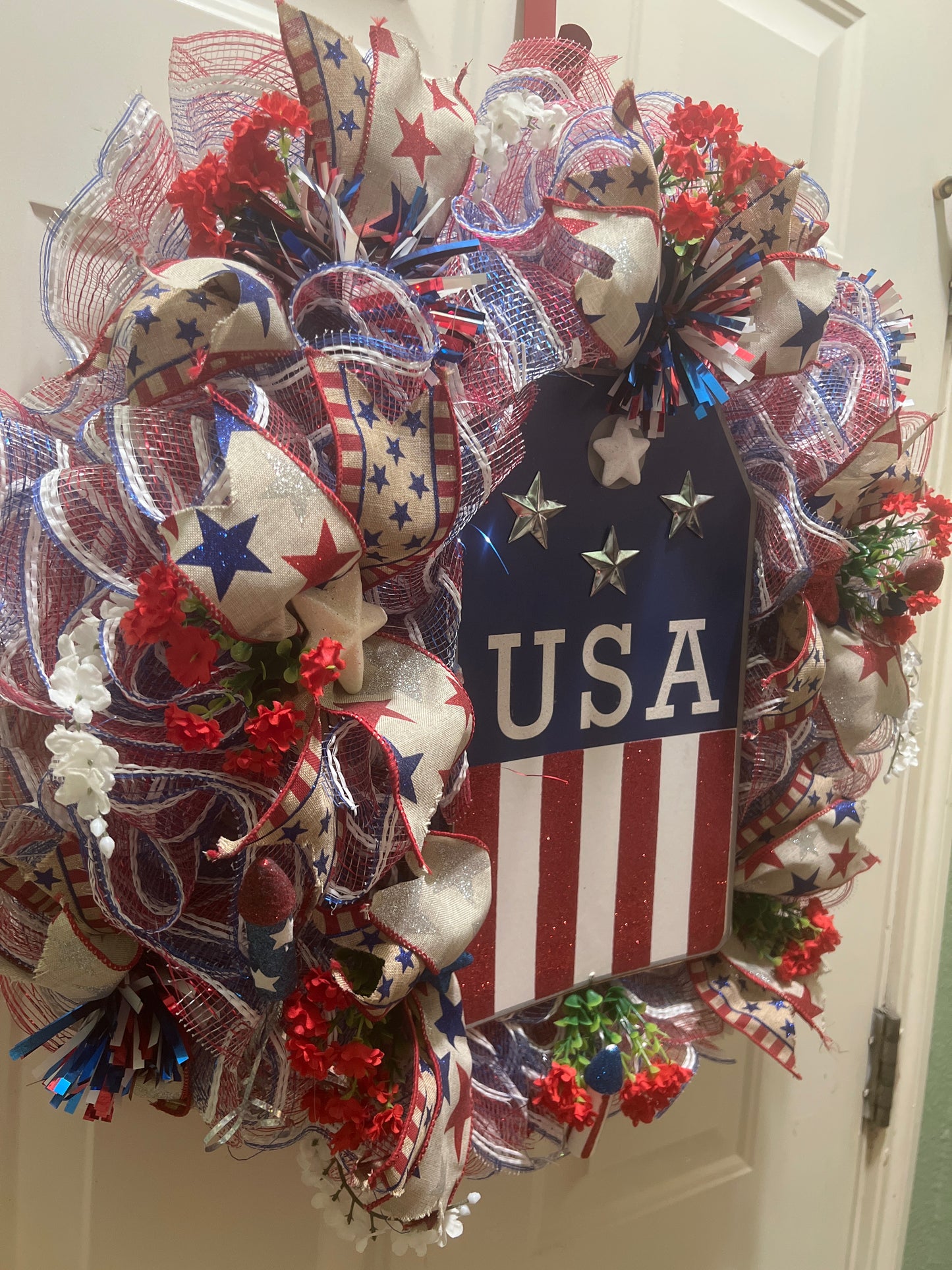 USA Patriotic wreath