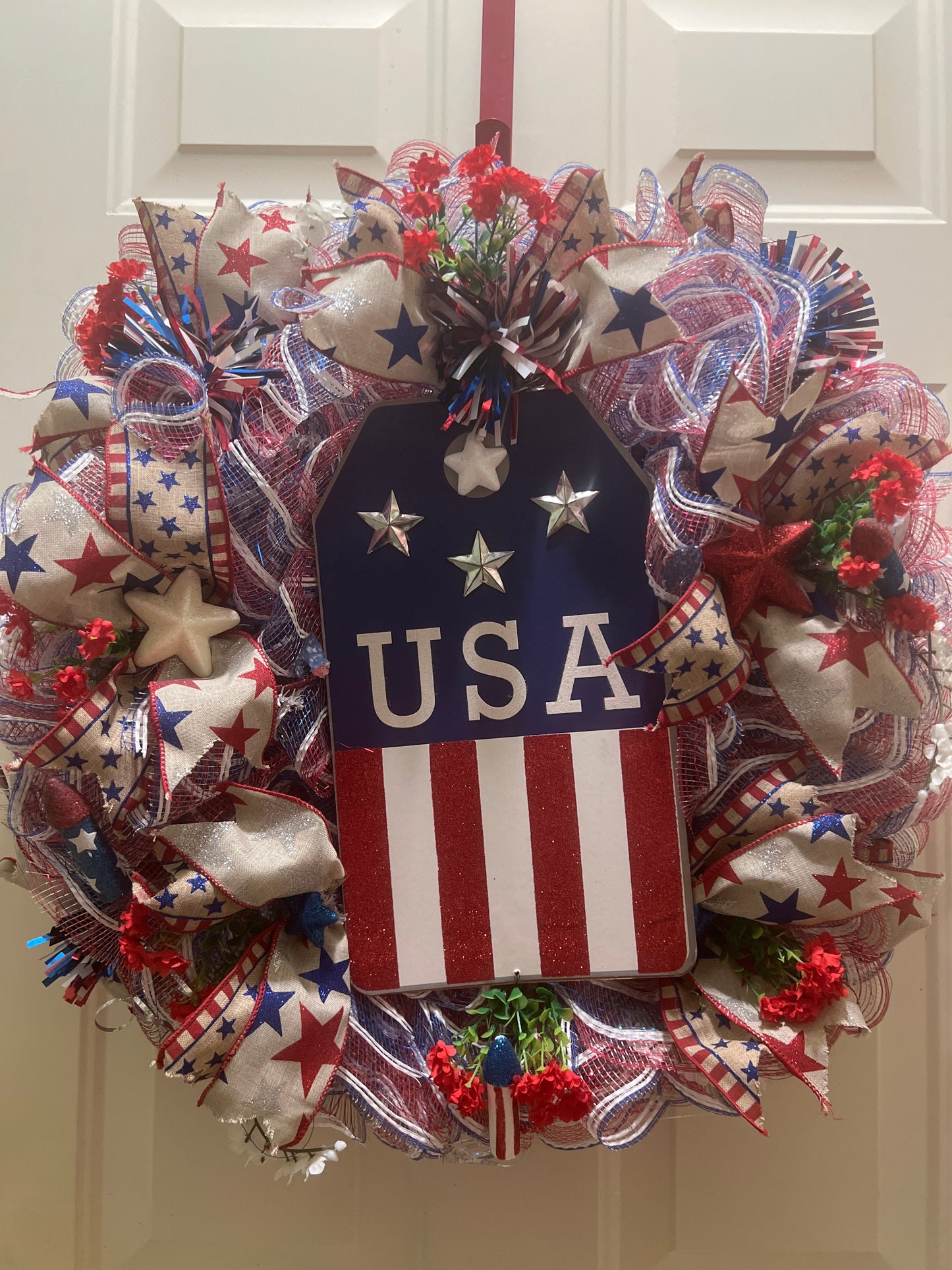 USA Patriotic wreath