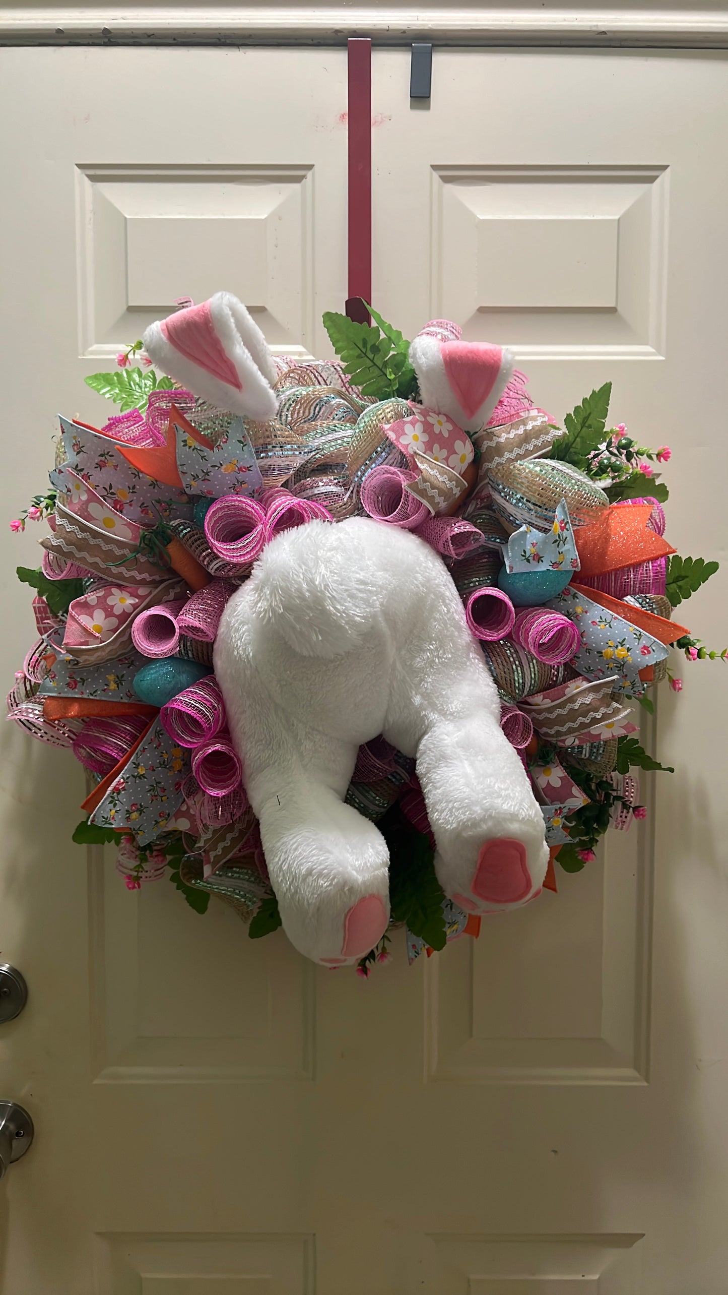 Easter bunny wreath