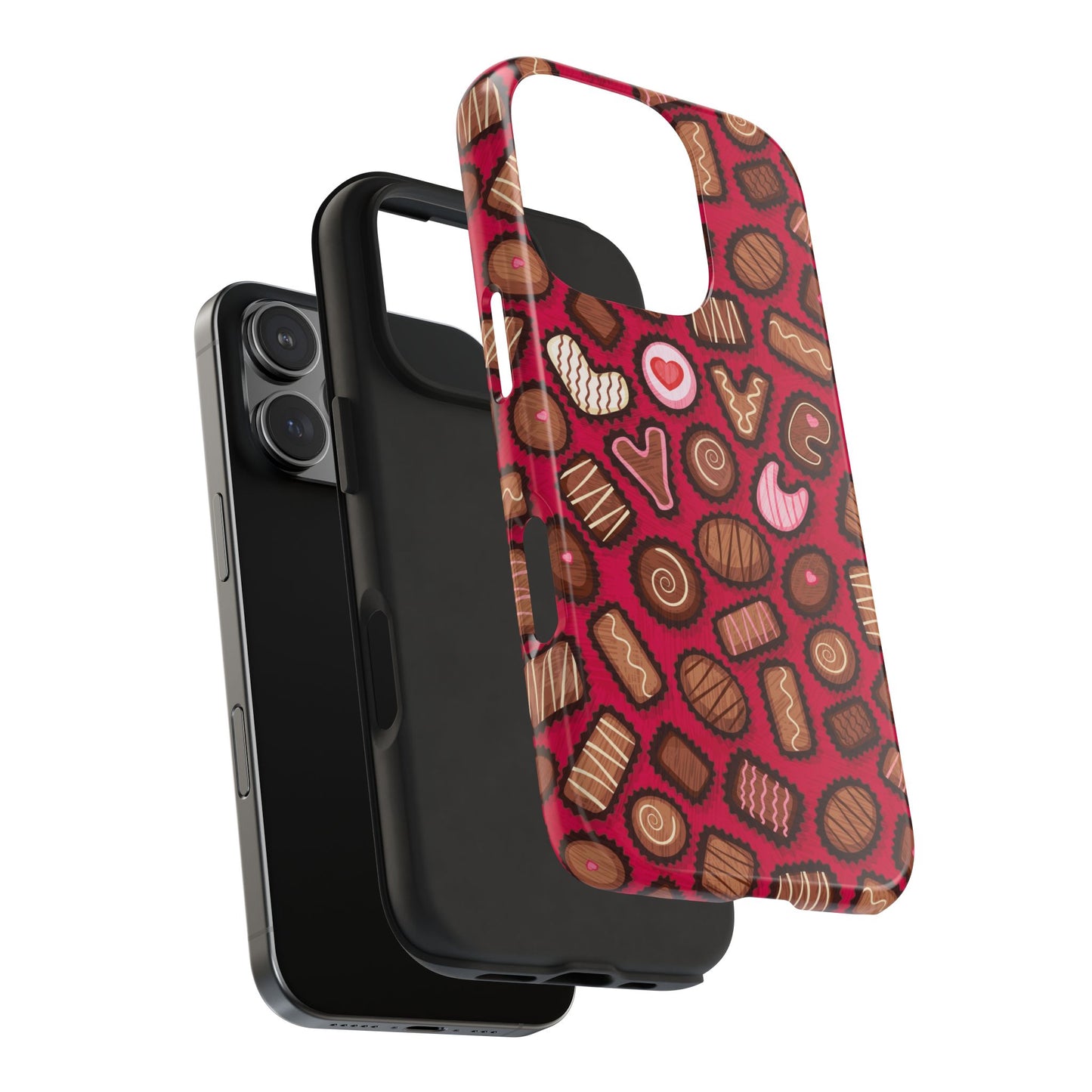Valentine Chocolate Pattern Tough Phone Case
