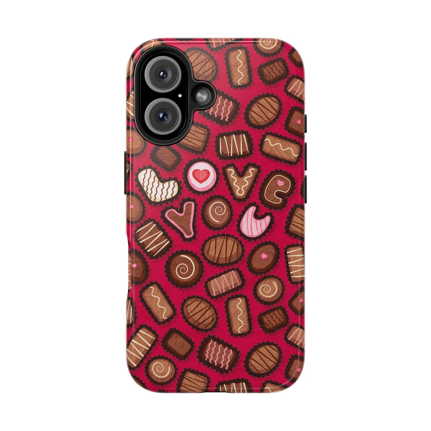 Valentine Chocolate Pattern Tough Phone Case