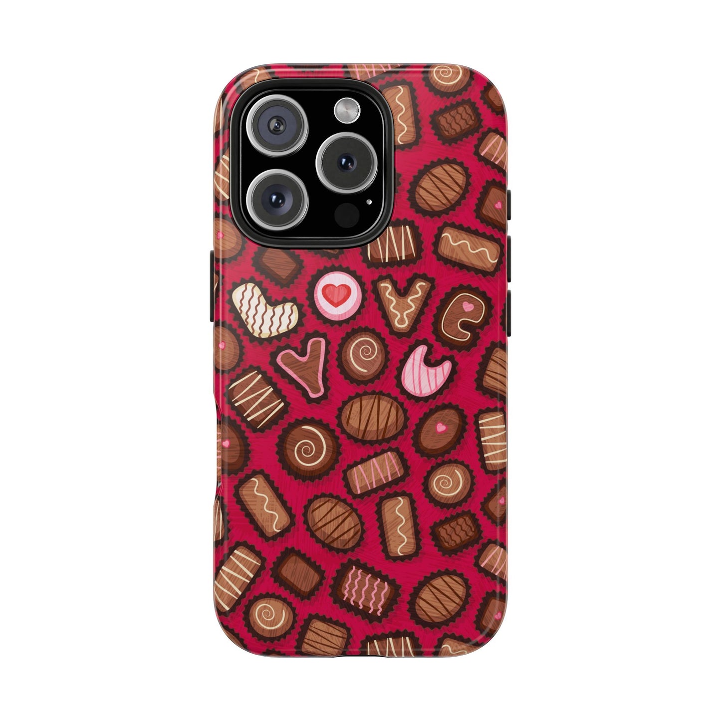 Valentine Chocolate Pattern Tough Phone Case