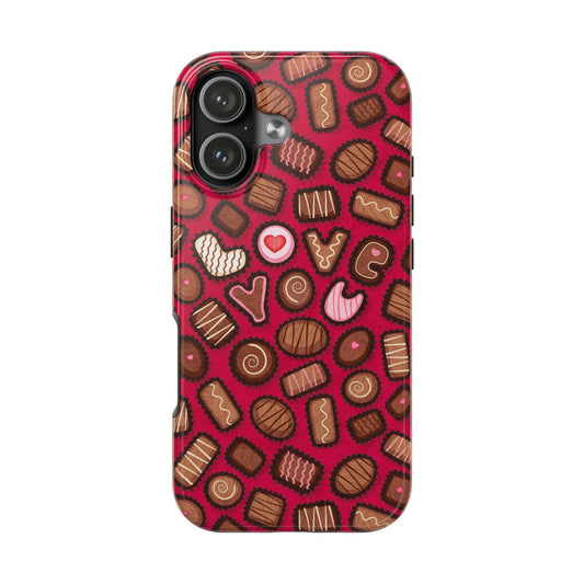Valentine Chocolate Pattern Tough Phone Case