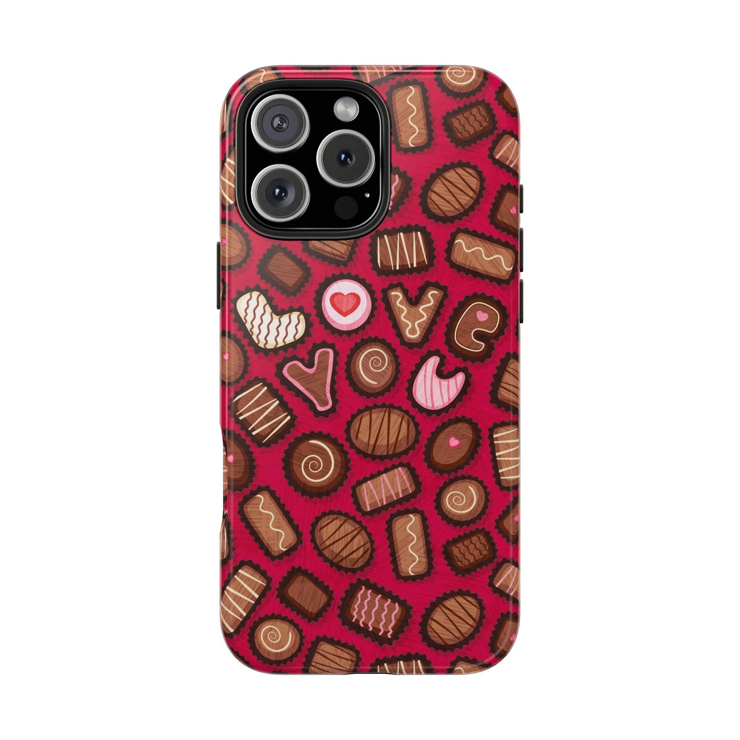 Valentine Chocolate Pattern Tough Phone Case