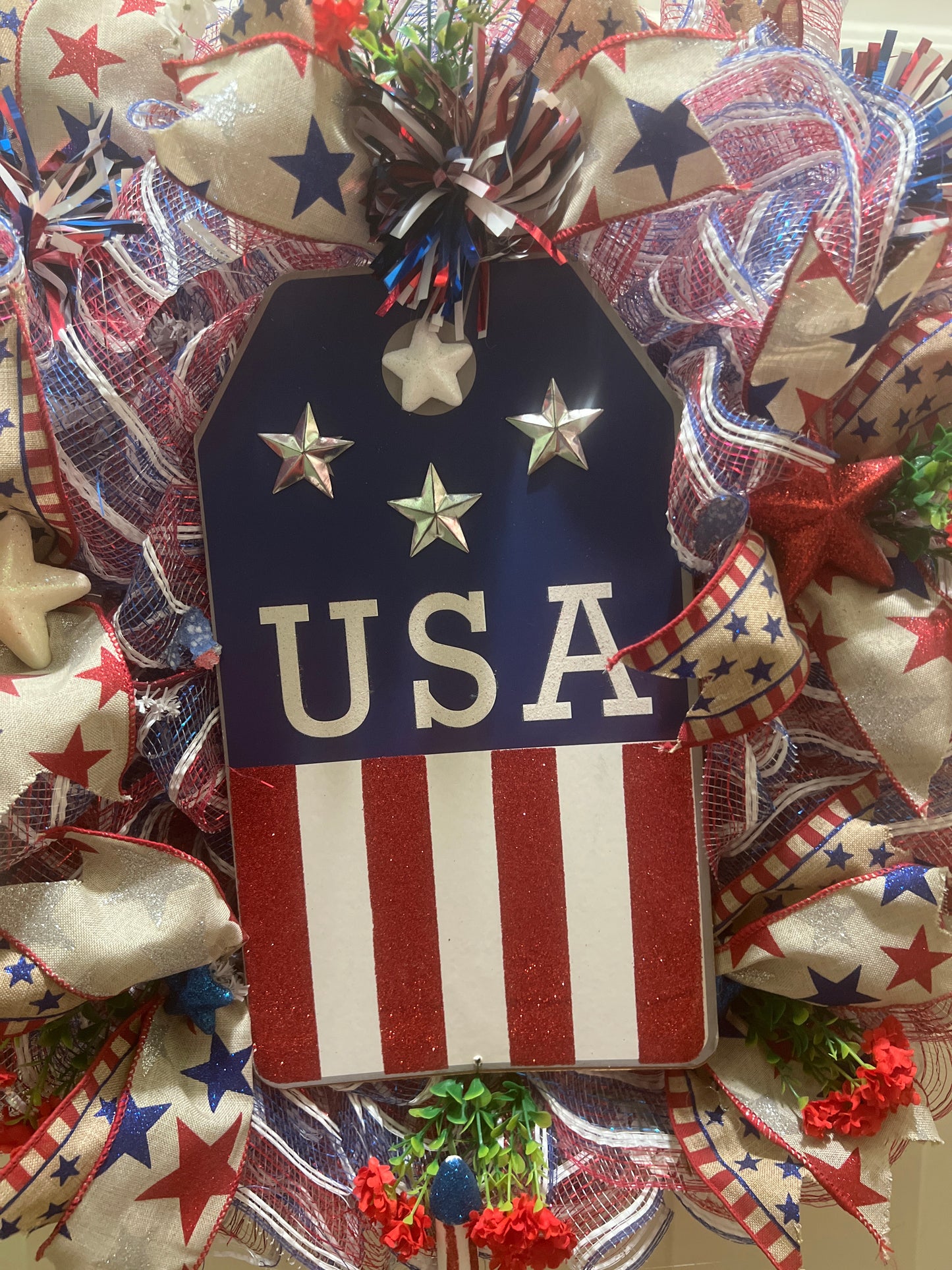 USA Patriotic wreath