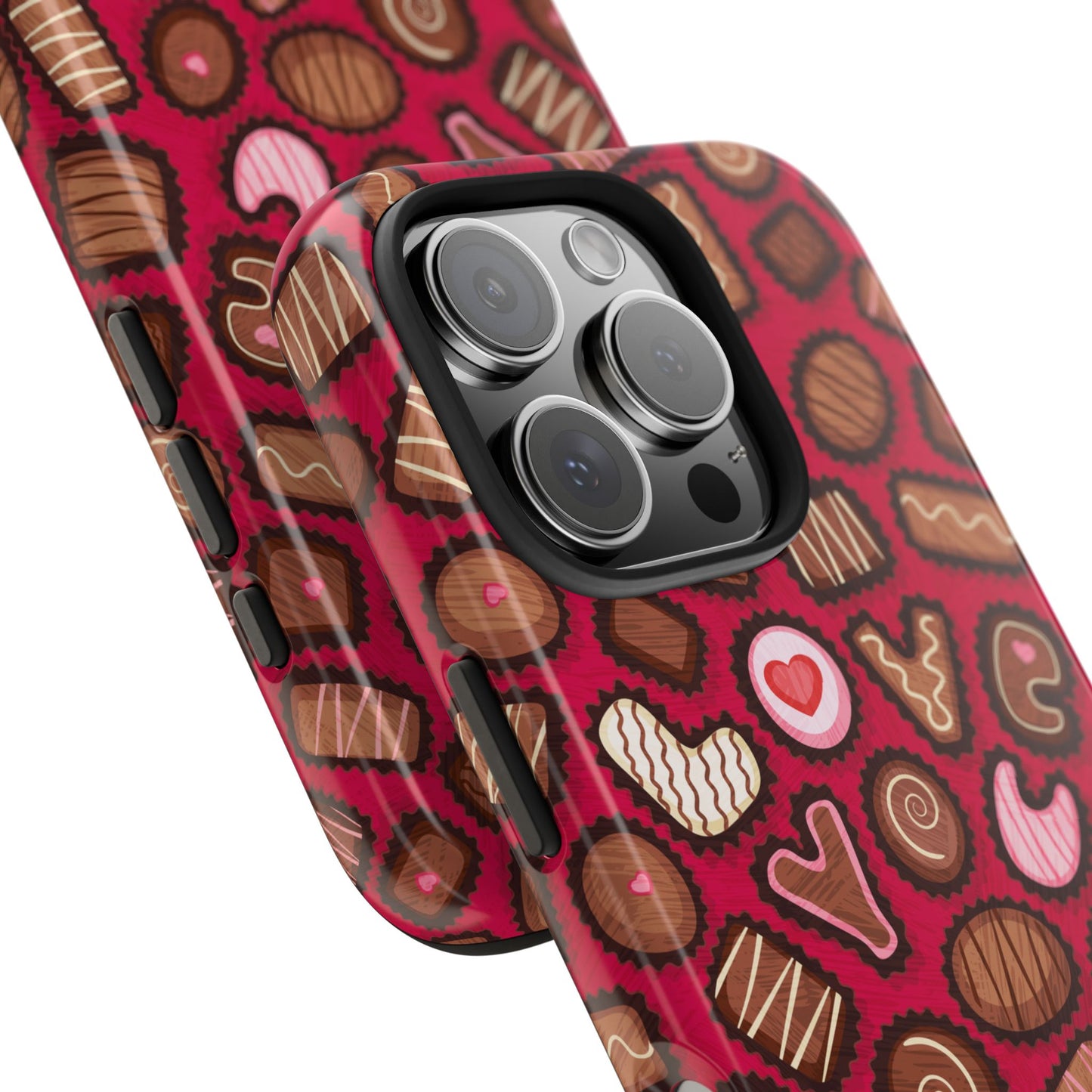 Valentine Chocolate Pattern Tough Phone Case