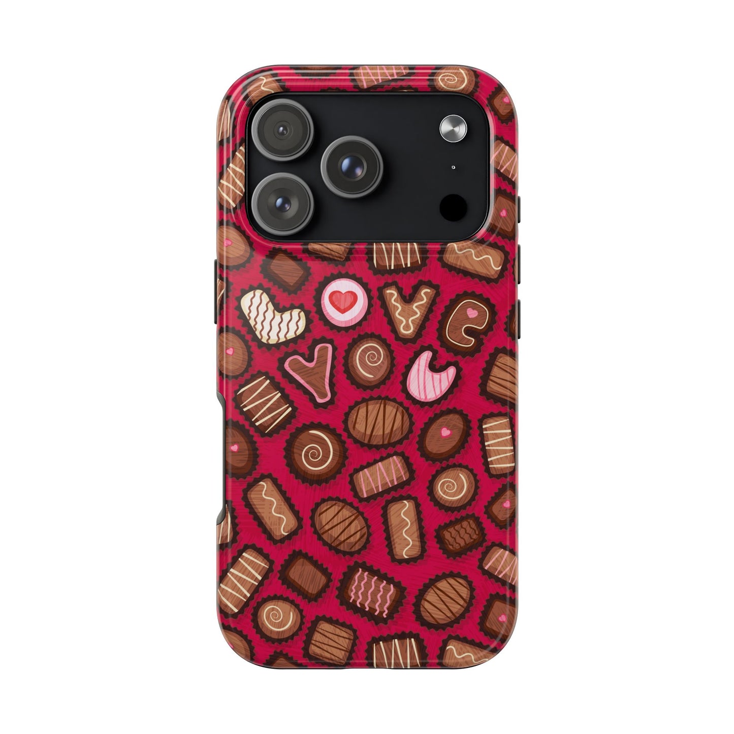 Valentine Chocolate Pattern Tough Phone Case
