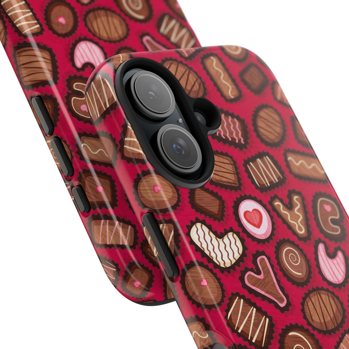 Valentine Chocolate Pattern Tough Phone Case