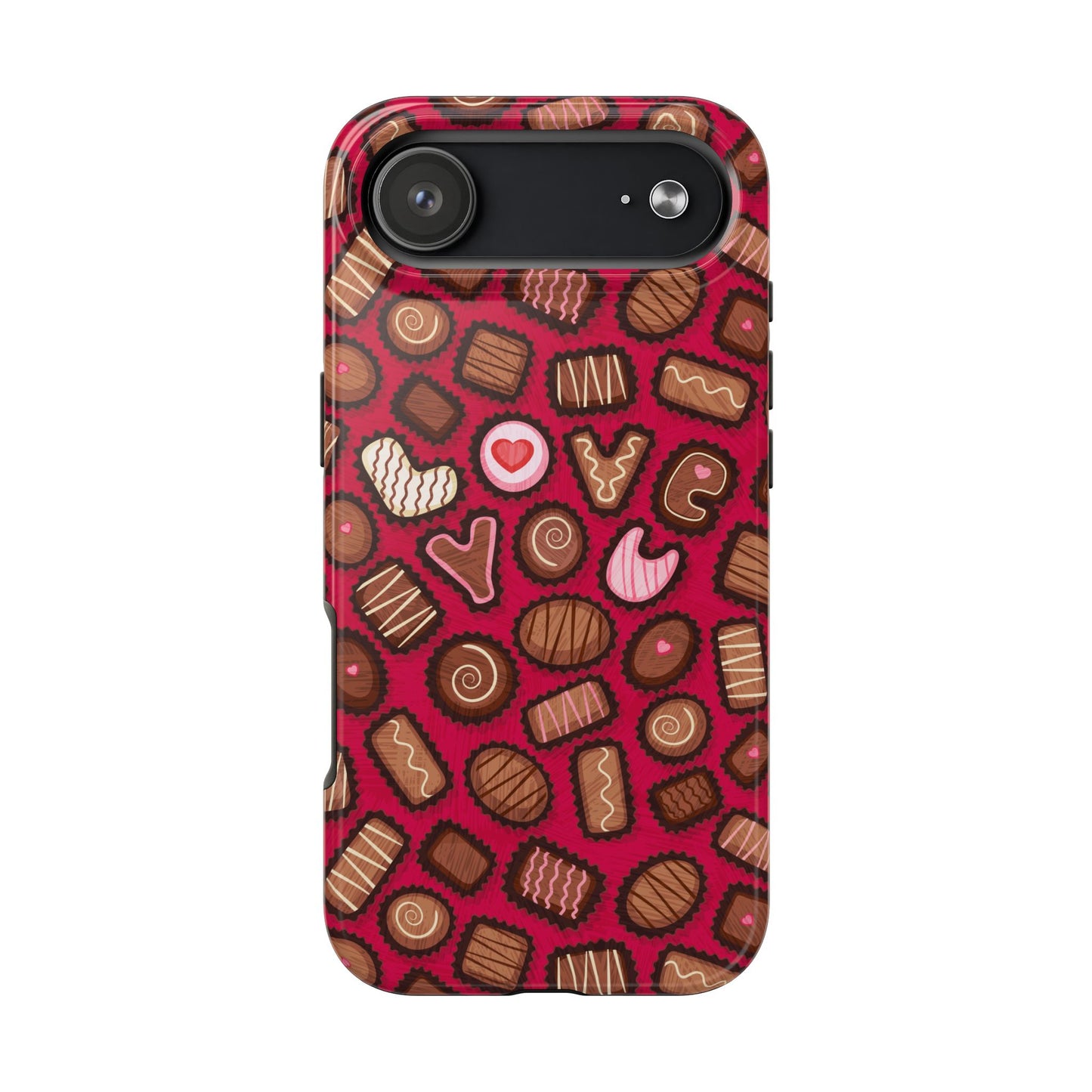 Valentine Chocolate Pattern Tough Phone Case
