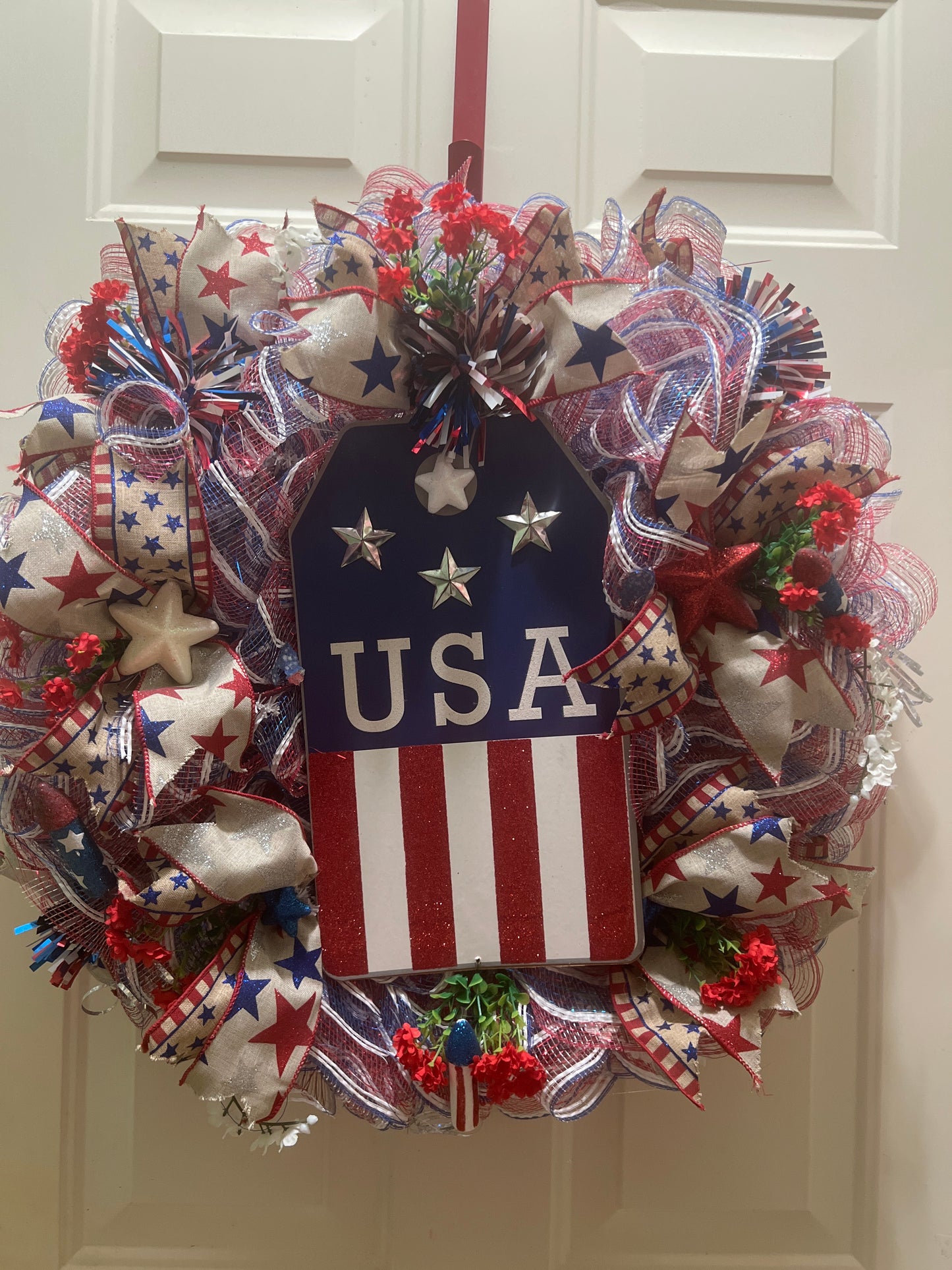 USA Patriotic wreath