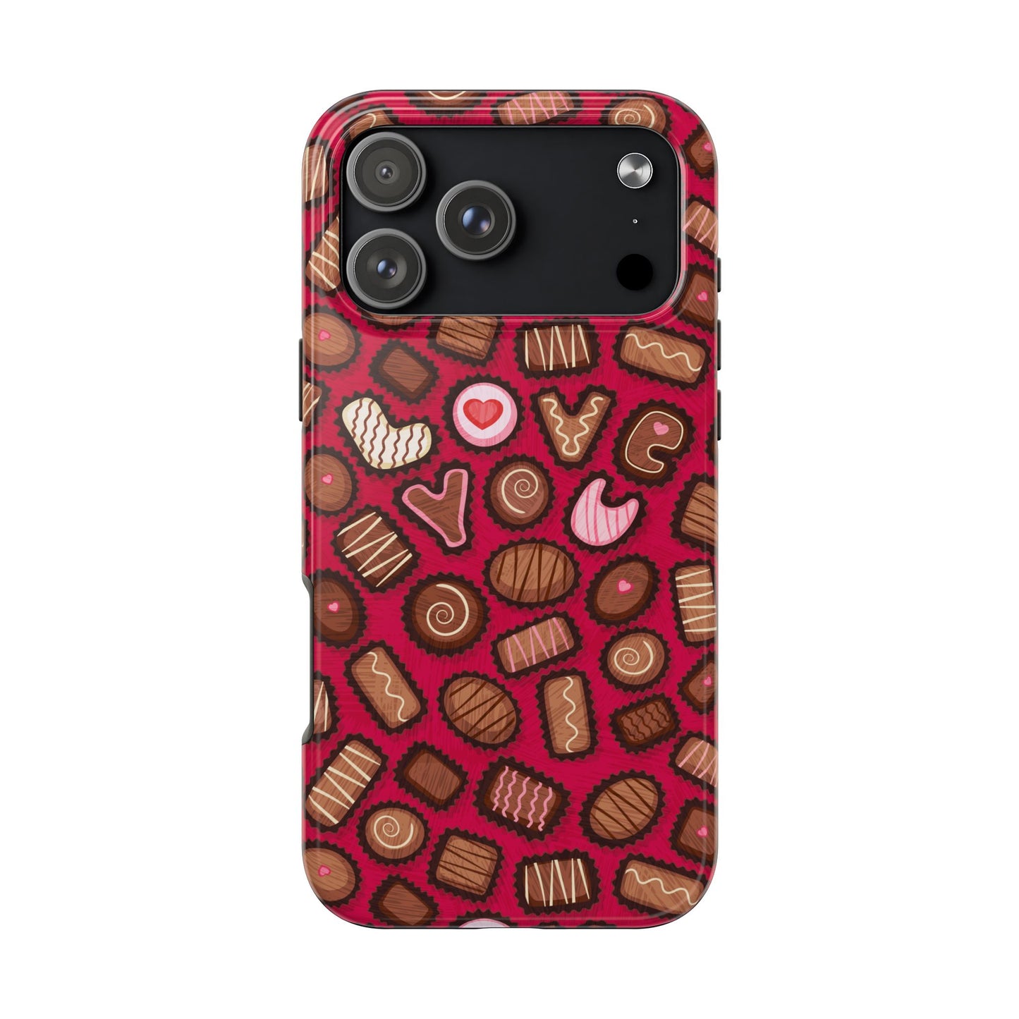 Valentine Chocolate Pattern Tough Phone Case