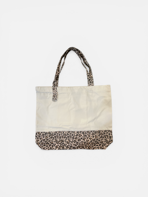 Leopard Canvas Tote Bag