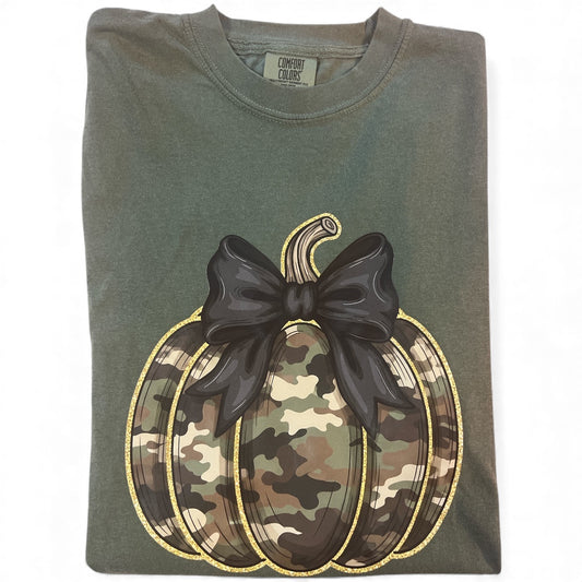 Camo Fall Pumpkin