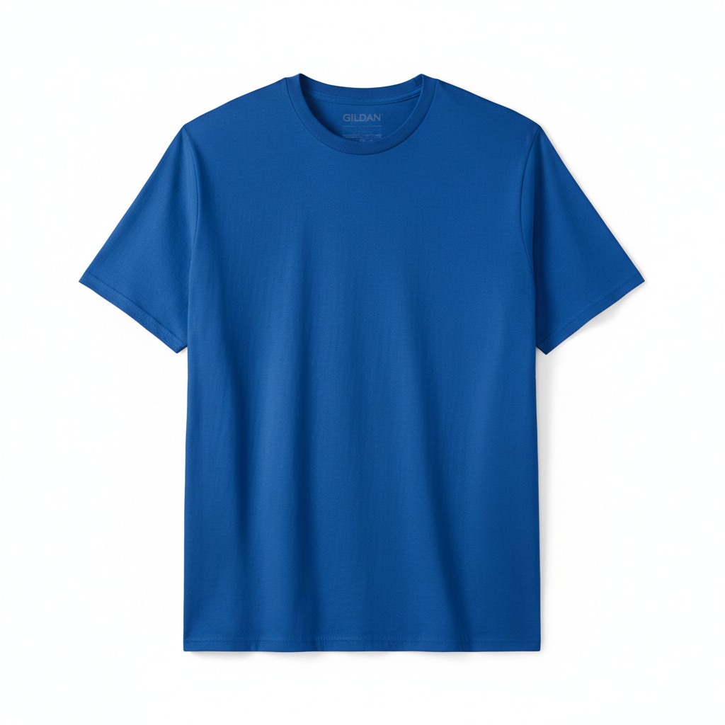 Gildan royal blue tshirt