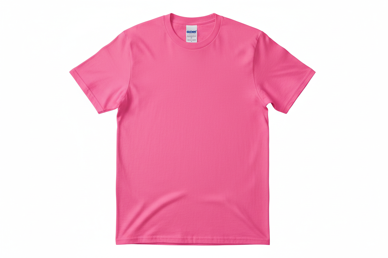 gildan safety pink G 5000 tshirt