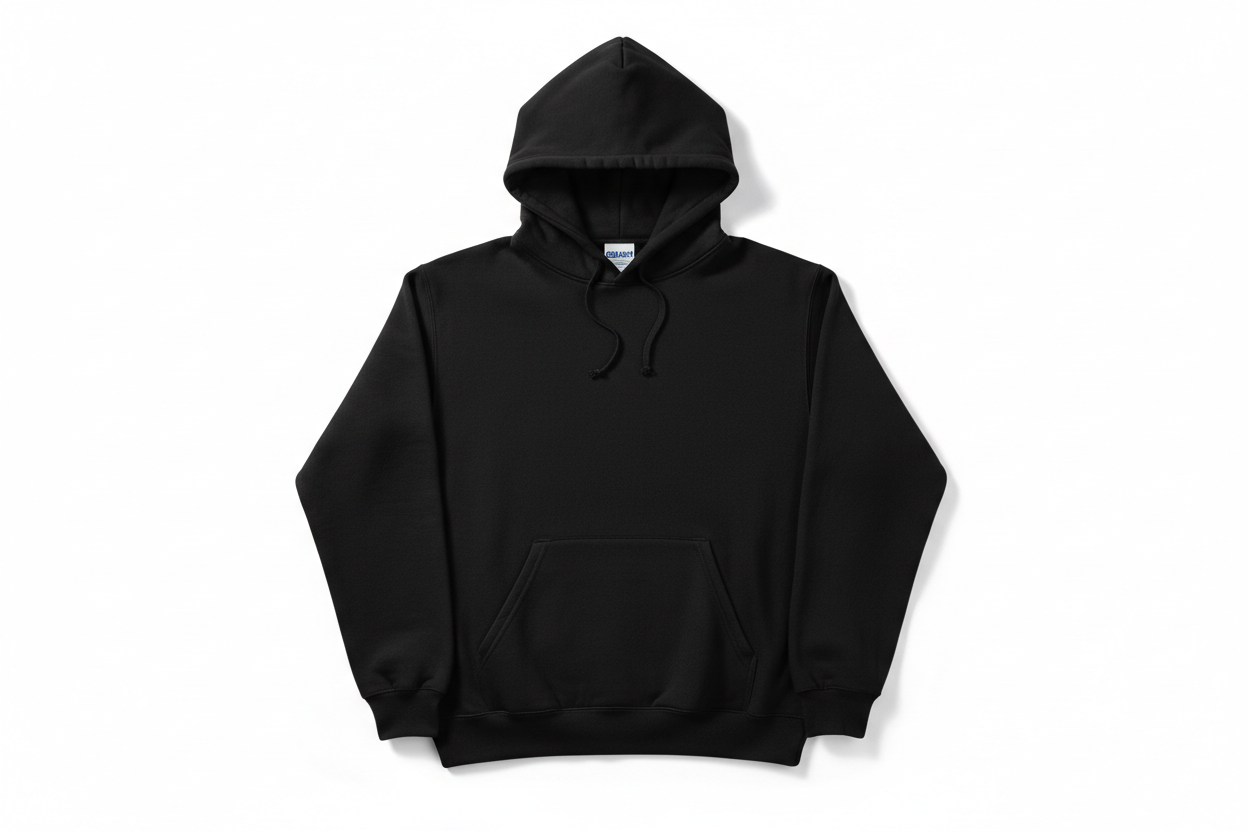 Black Gildan 18500 Hoodie