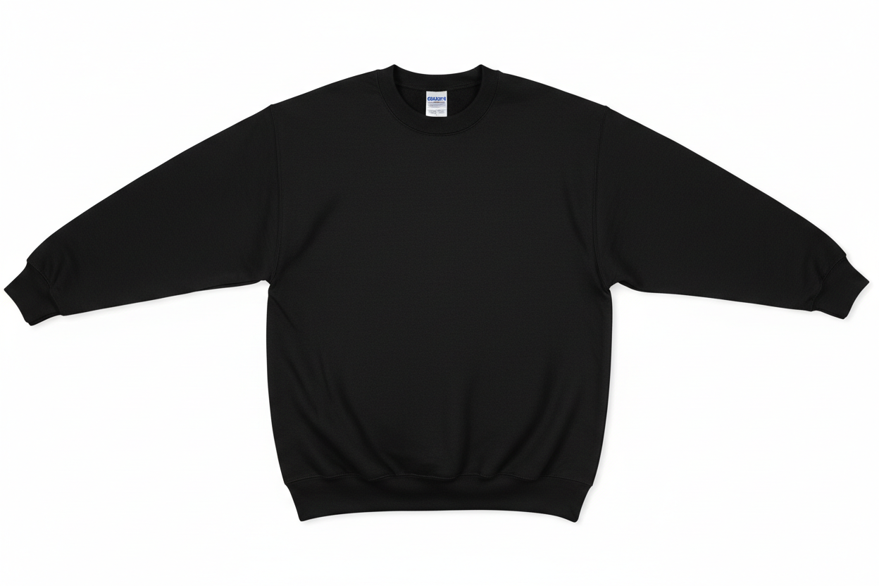 Black Gildan 18000 Sweatshirt