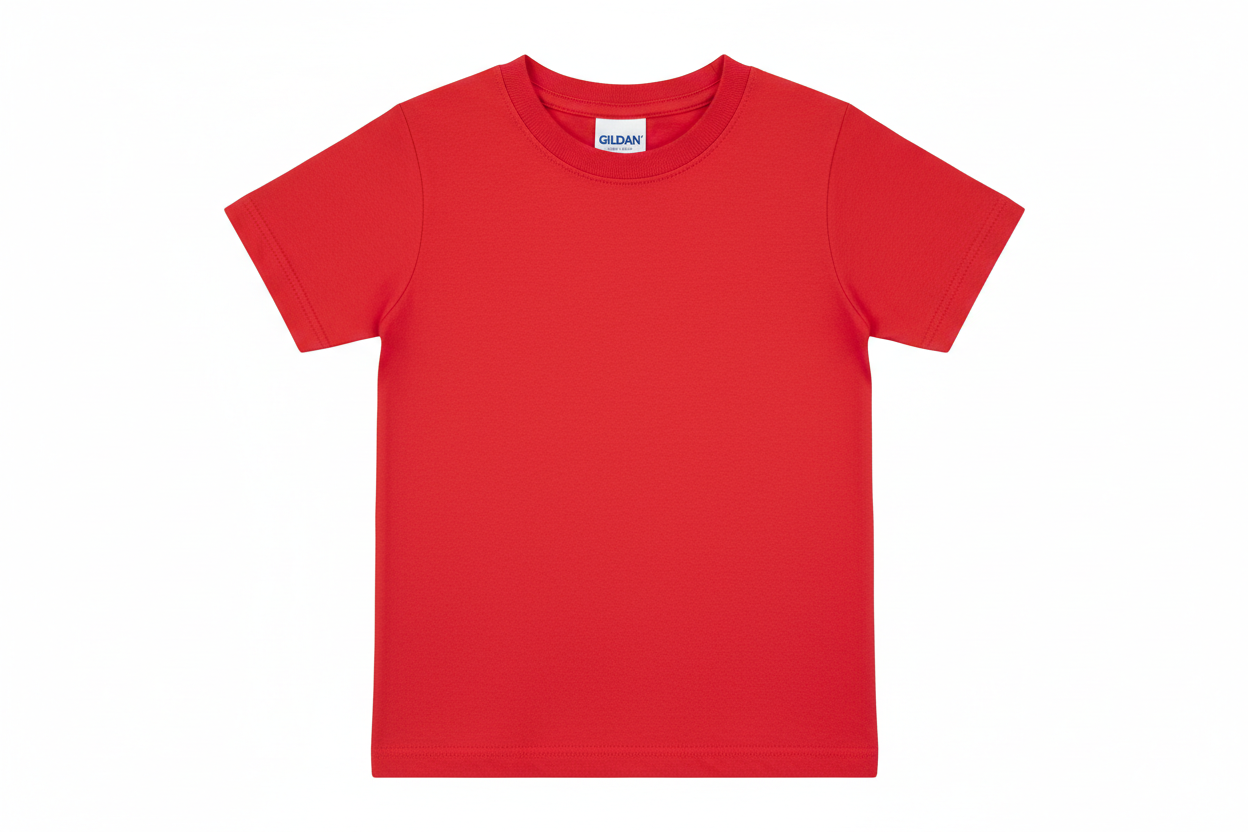 Red Gildan Youth T-Shirt