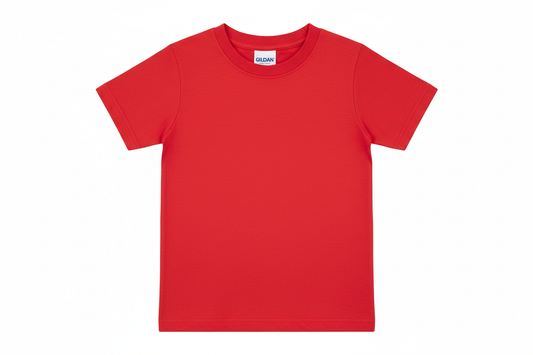 Red Gildan Youth T-Shirt
