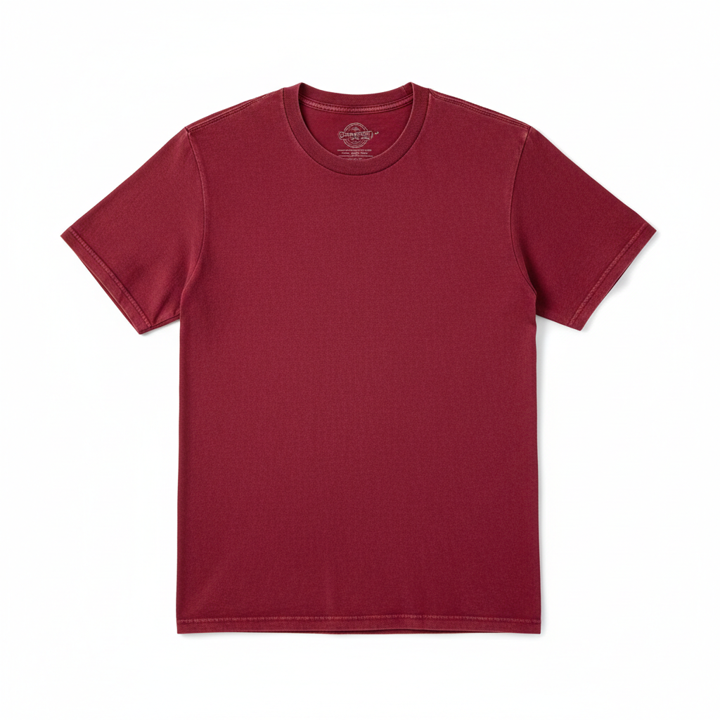 Crimson Comfort Colors Tee