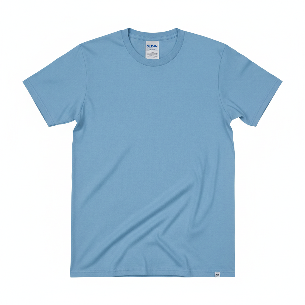 Light Blue Gildan T-Shirt